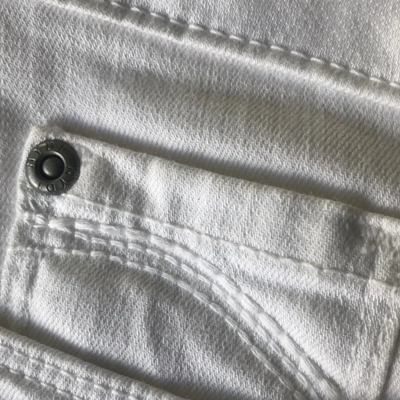 NYDJ Women's White Jeans Petite - Picture 5 of 11